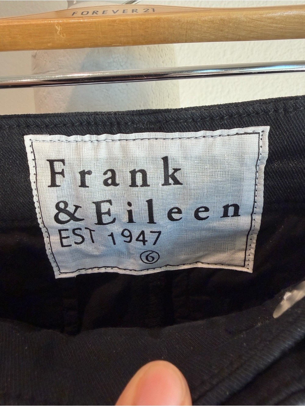 Frank & Eileen Black Wicklow pants